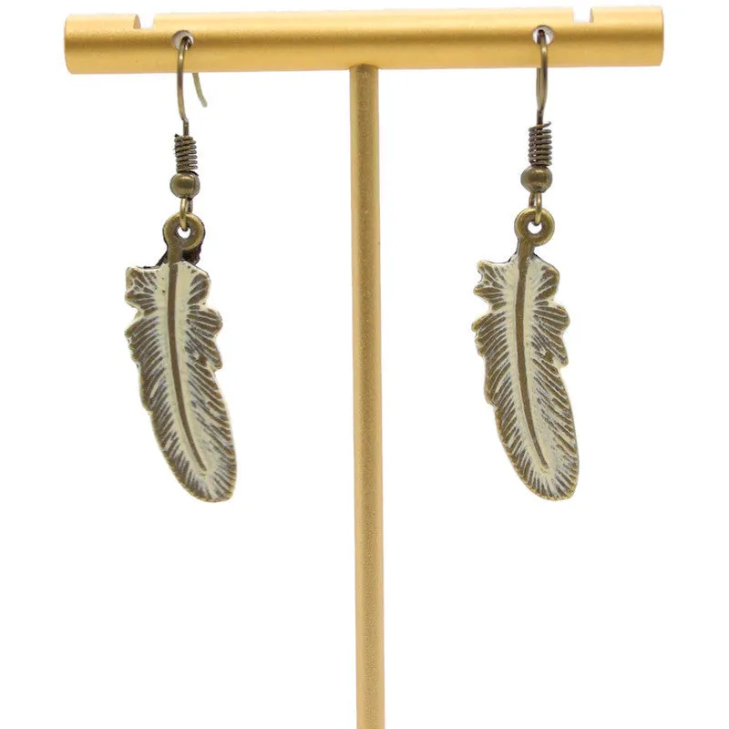 Plumage Feather Earrings