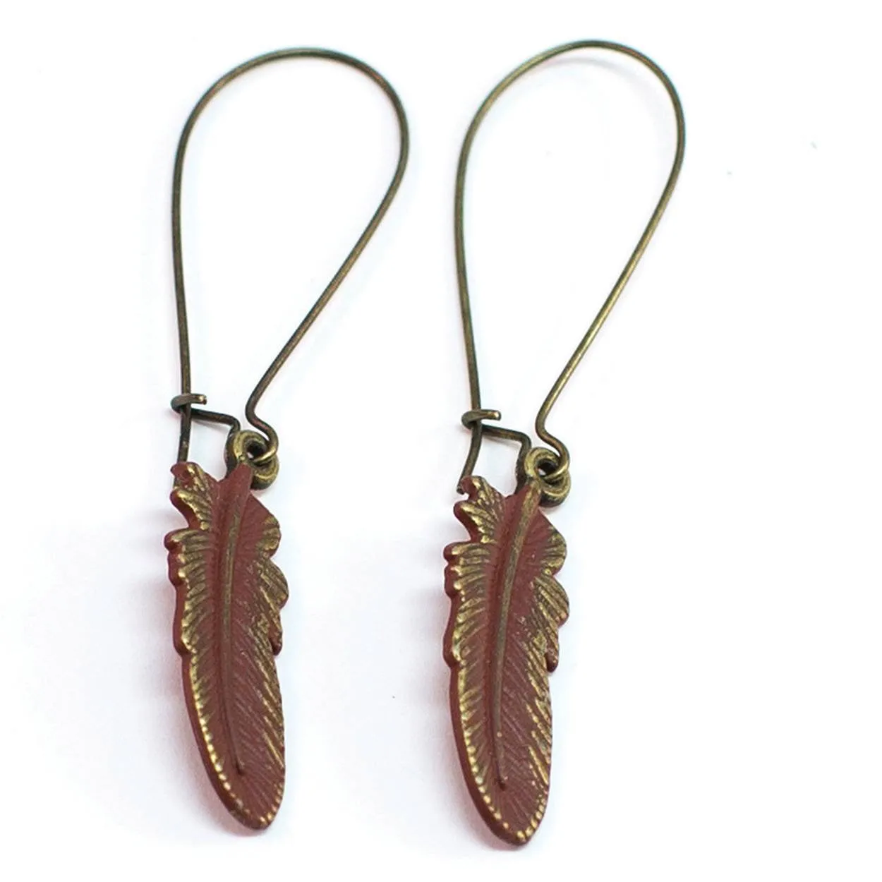 Plumage Feather Earrings