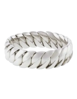 Polished Wave Stretch Bracelet