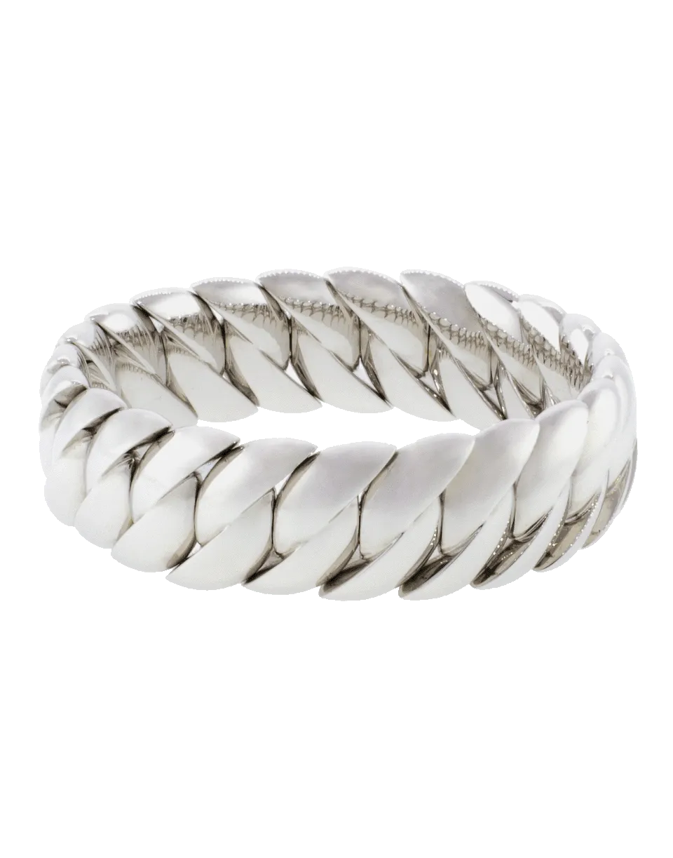 Polished Wave Stretch Bracelet