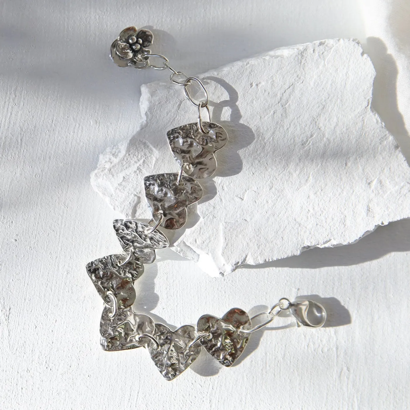 Reticulated Heart Bracelet