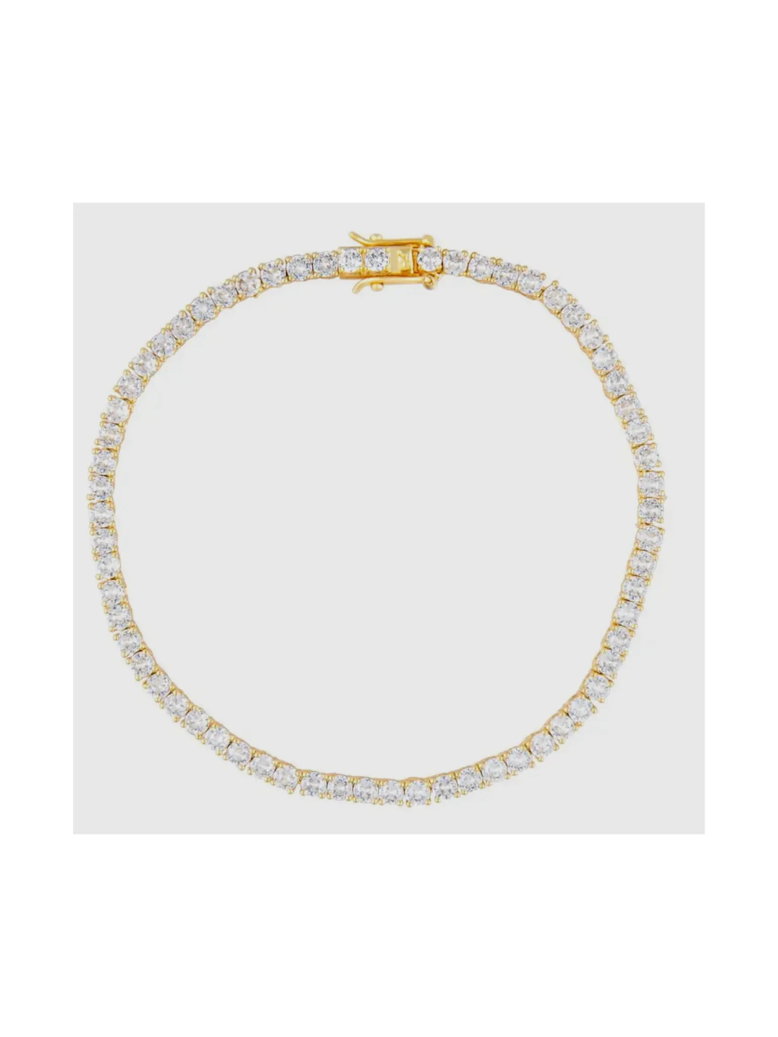 Sahira Tennis Bracelet 7.5 - Silver