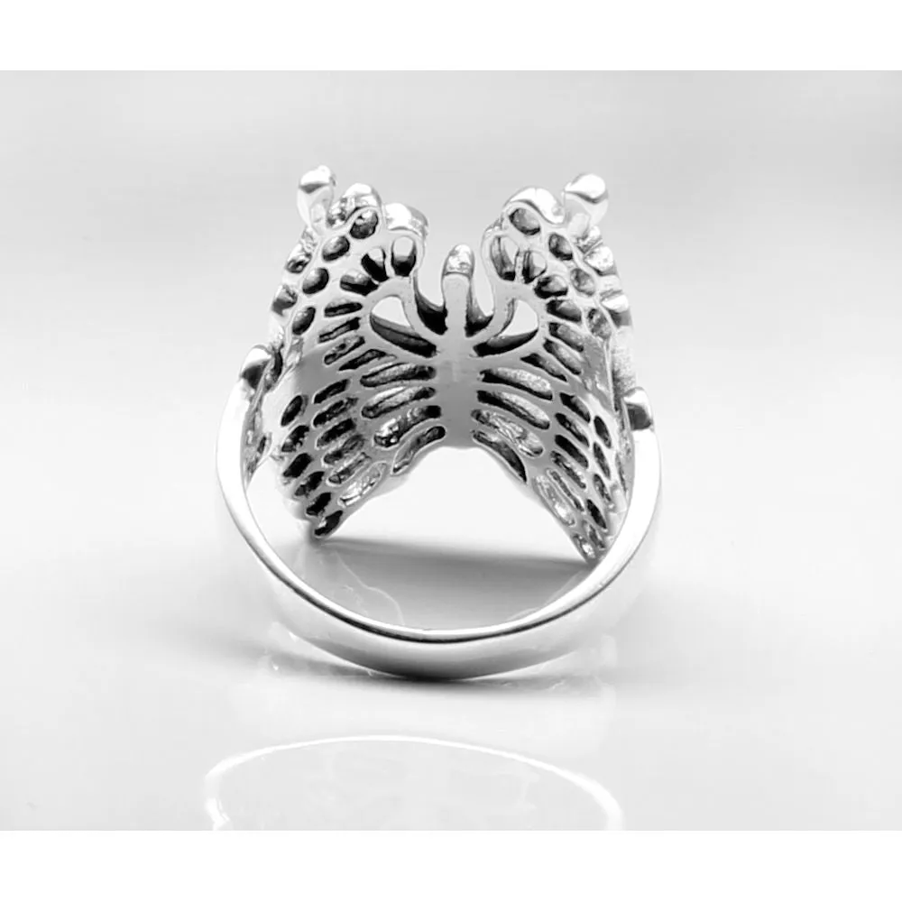 Scorpion Oxidized 925 Sterling Silver Unisex Ring