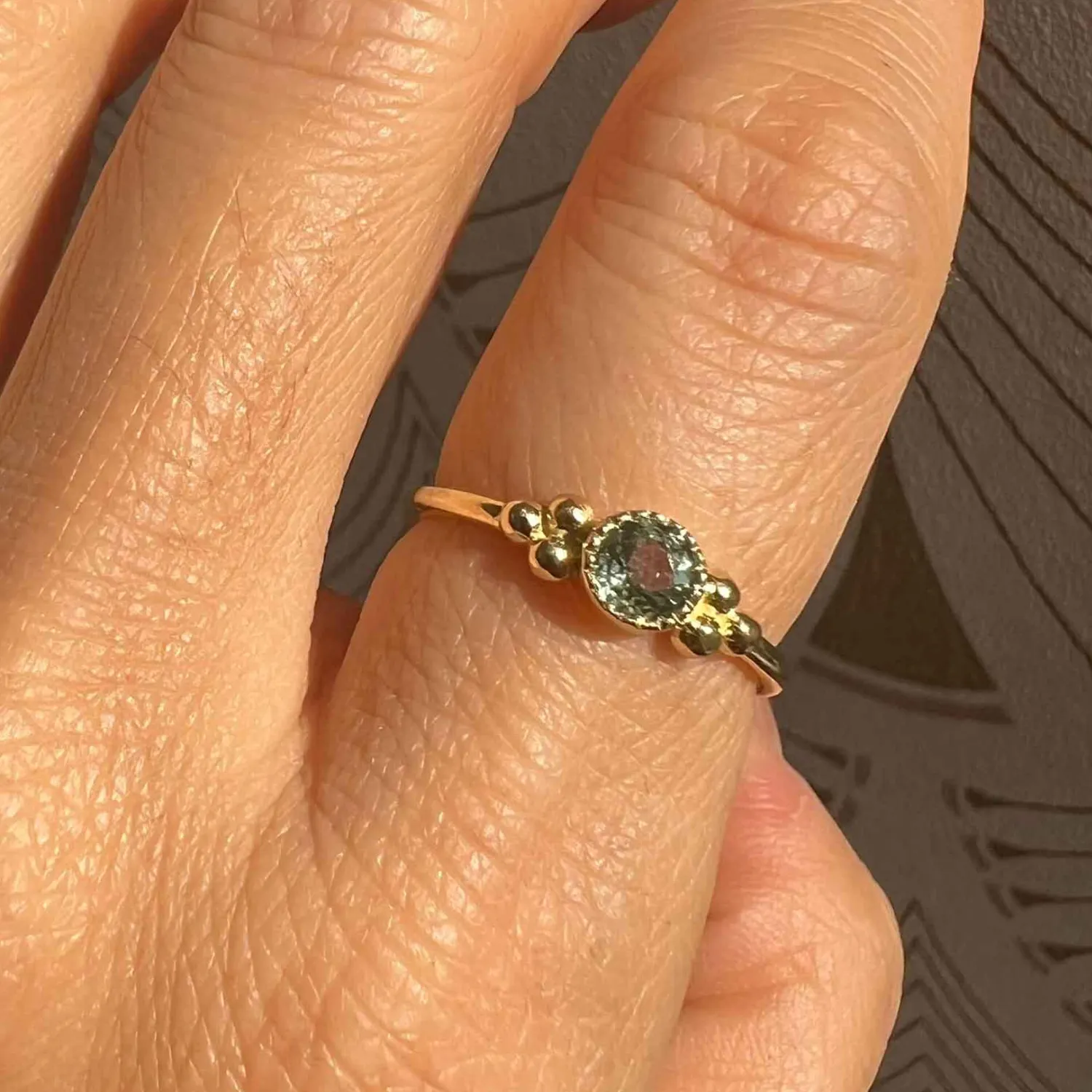 Seville Green Sapphire Ring