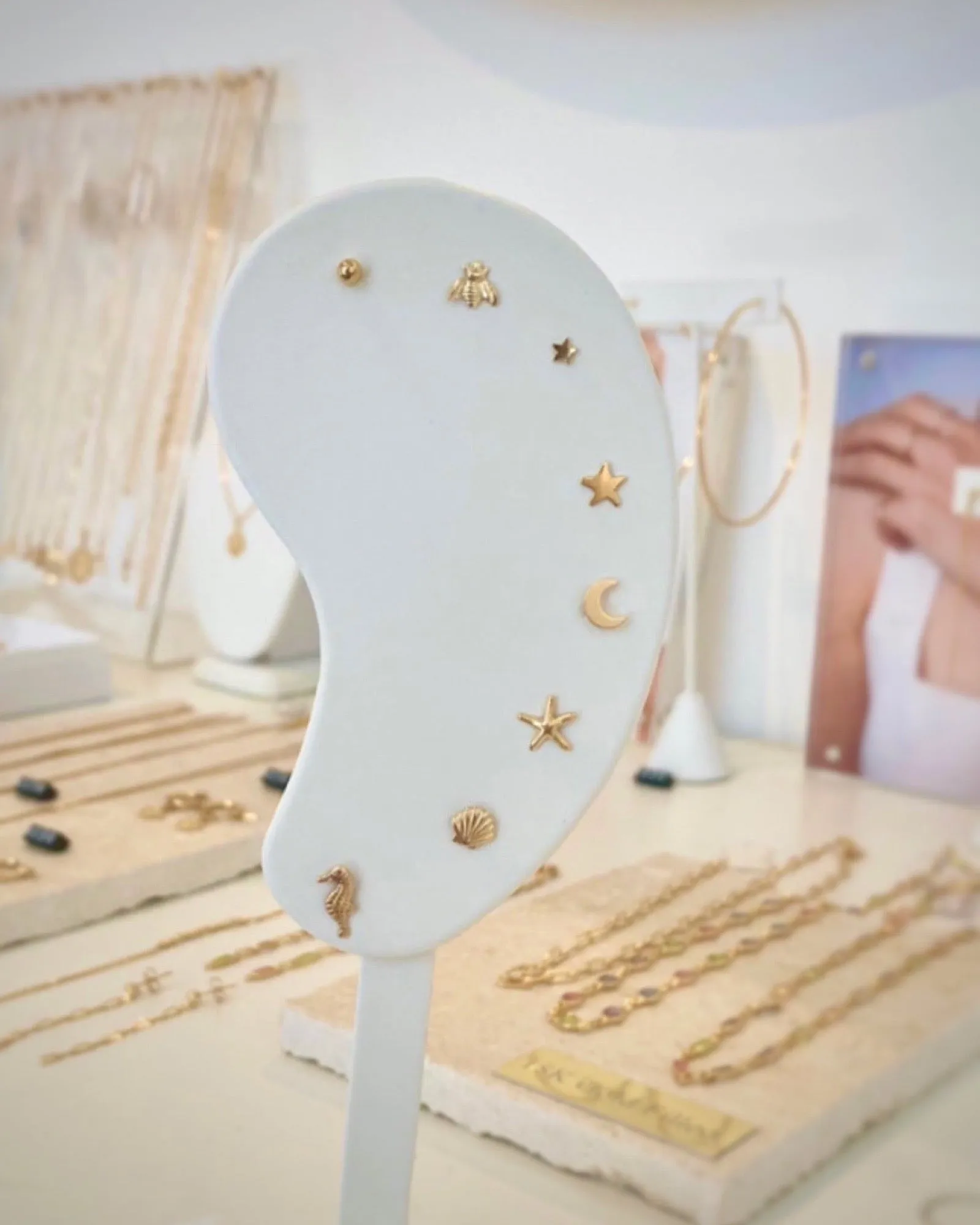 Shell Stud Earrings