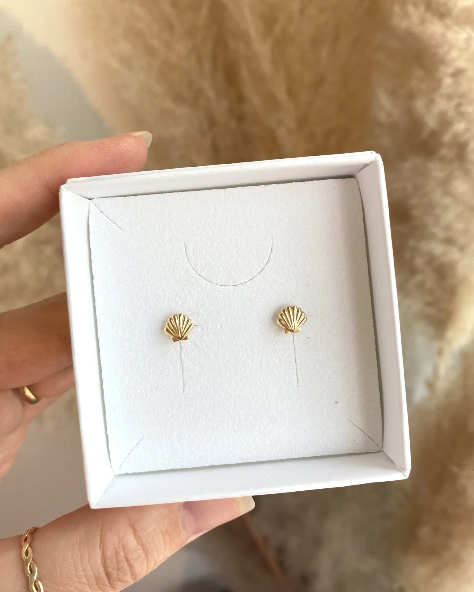 Shell Stud Earrings