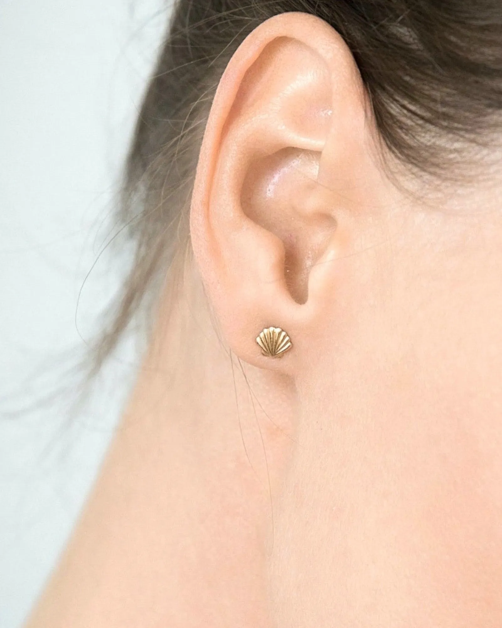 Shell Stud Earrings