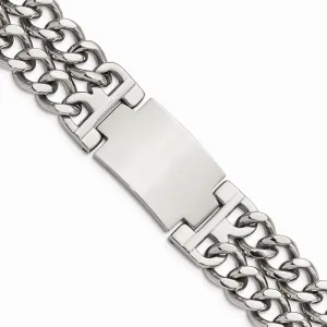 Stainless Steel Polished 8in ID Bracelet