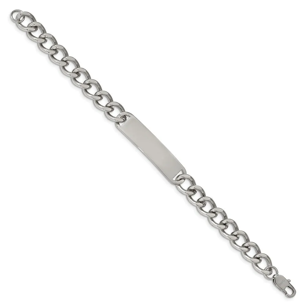 Stainless Steel Polished ID 8.50in Bracelet