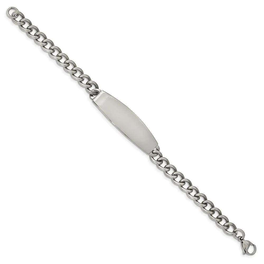 Stainless Steel Polished ID 8.5in Bracelet