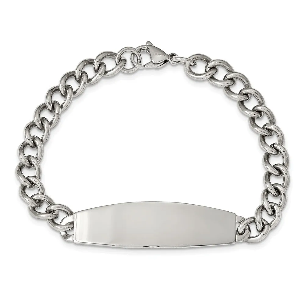 Stainless Steel Polished ID 8.5in Bracelet