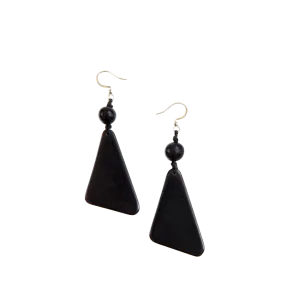 Tagua Women's Onyx Scarlett Earrings