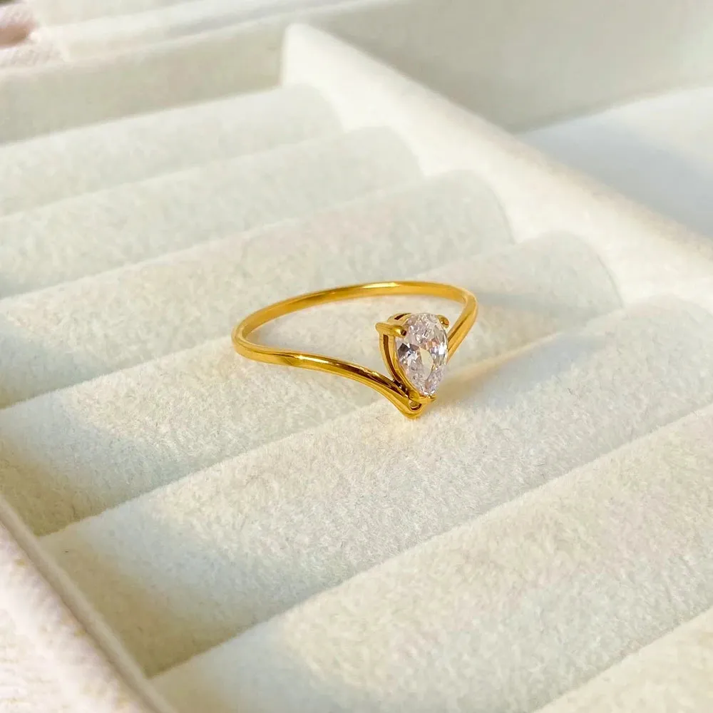 Teardrop Ring
