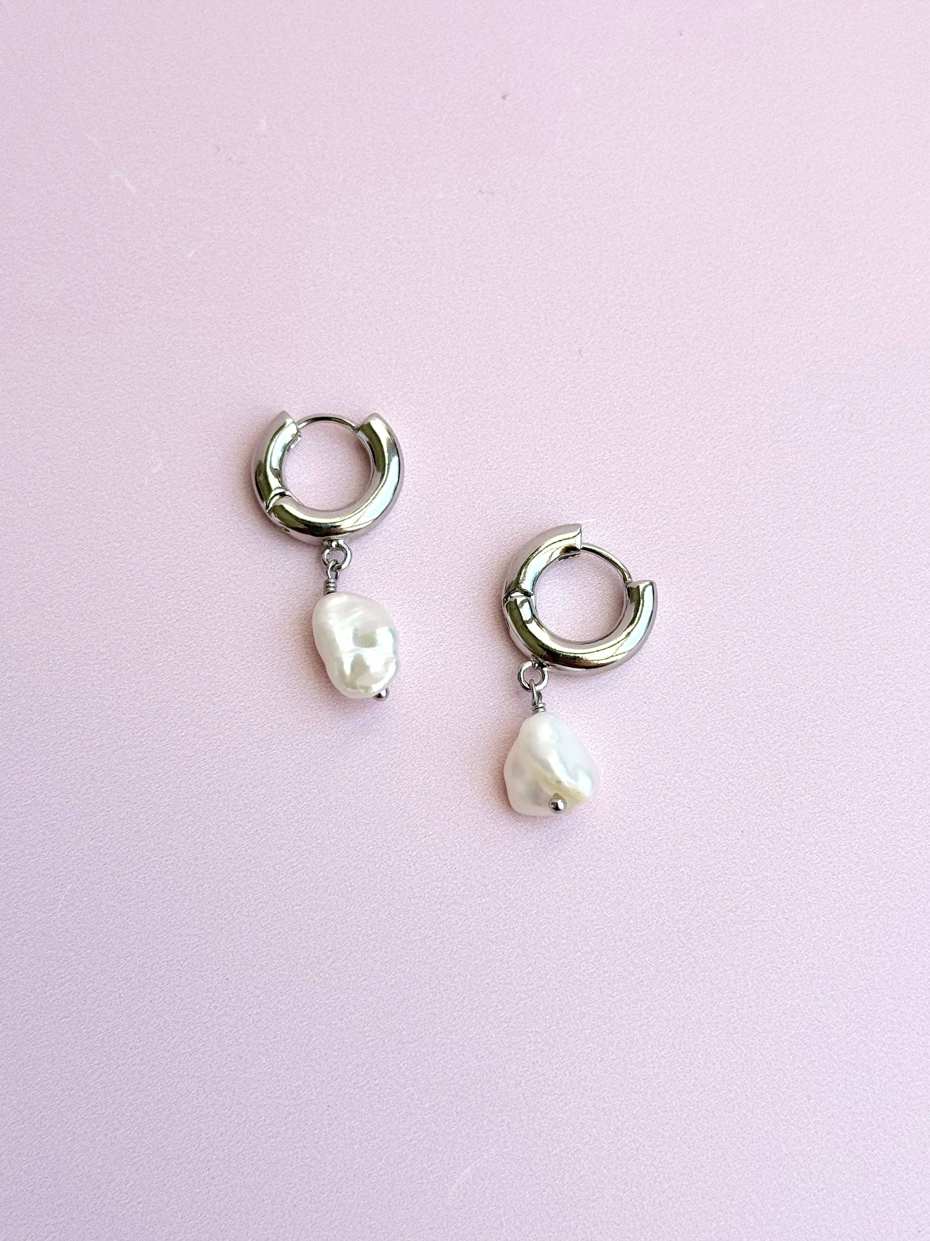 Thalassa Pearl Hoops