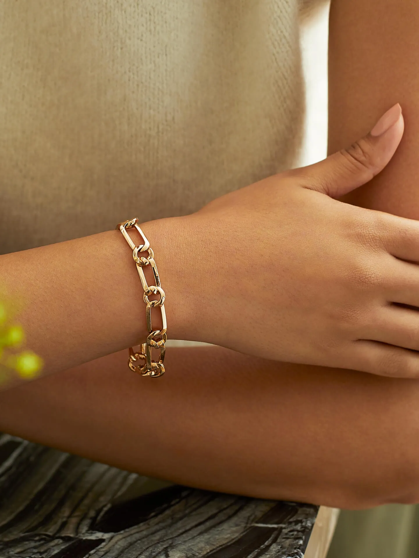 The Knot Yellow Gold Bracelet