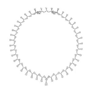'The Marlene' Pear Shape Diamond Necklace, 23 CT