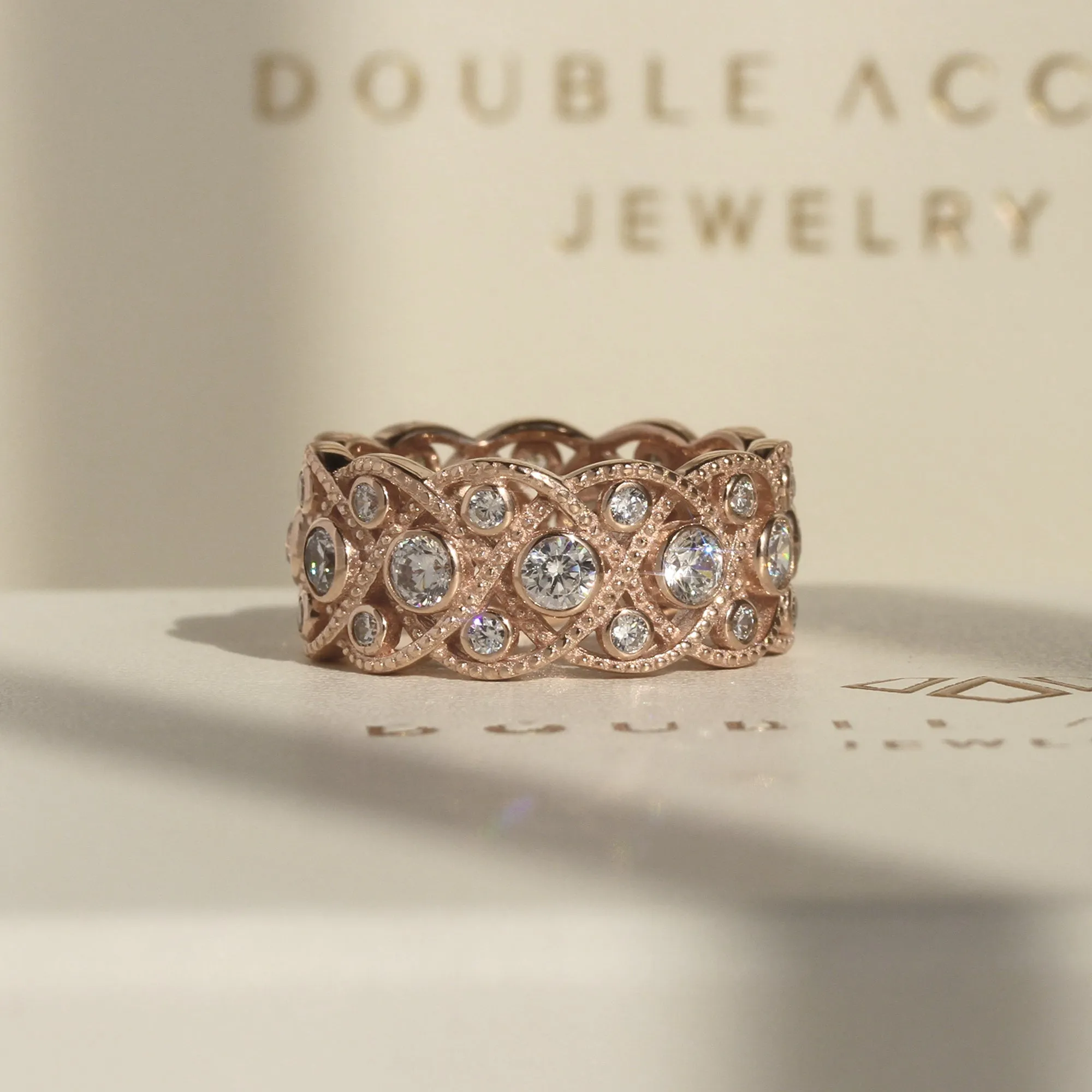 Vintage Elegance: 9mm Eternity Ring