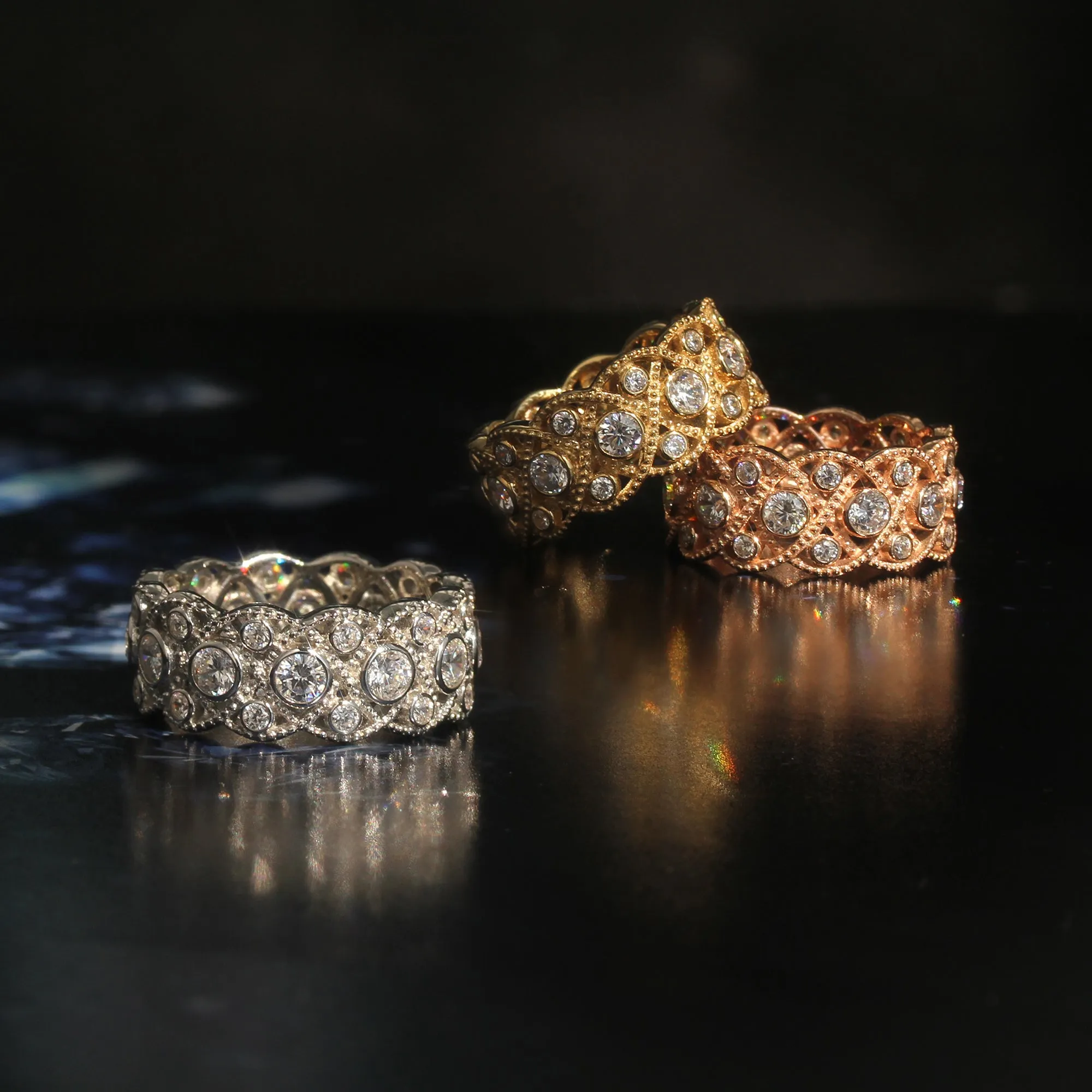 Vintage Elegance: 9mm Eternity Ring