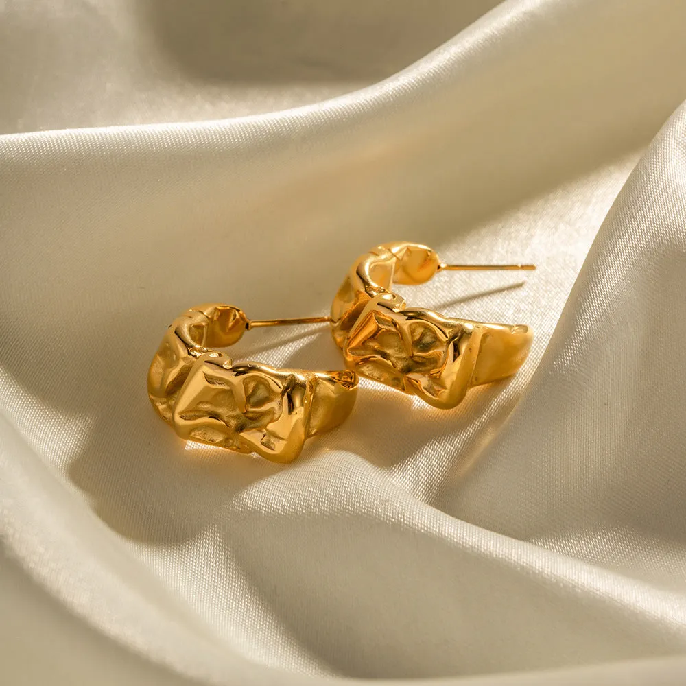 Vintage Lava Earrings