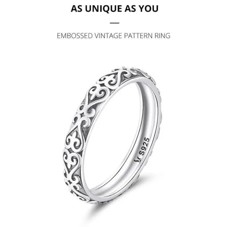 'Vintage Vines' Sterling Silver Ring